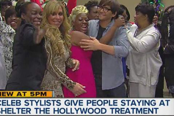 Hollywood stylists help change the lives of women at a Detroit shelter